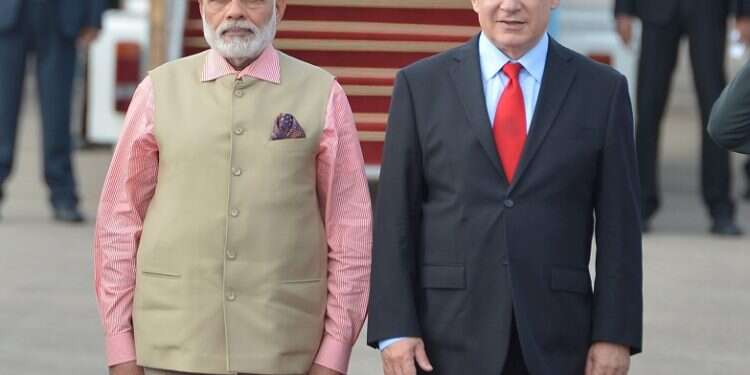 Indian Prime Minister Narendra Modi and Prime Minister Benjamin Netanyahu Report in India ahead of Netanyahu visit: Breakthrough in free trade agreement