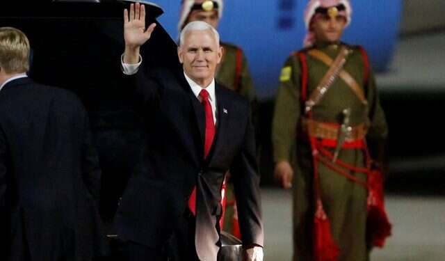 Protesters in Jordan: US Vice President Pence 'not welcome'