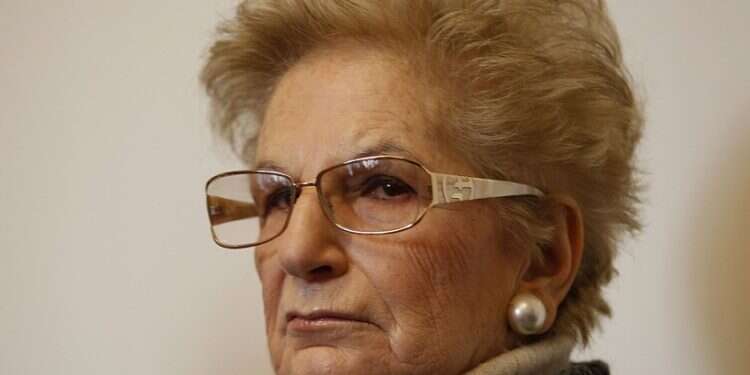 Italian Holocaust survivor and senator-for-life Liliana Segre Italian Jewish woman who survived Auschwitz as a child honored