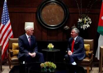 Jordan's king tells Pence US must rebuild trust after Jerusalem decision