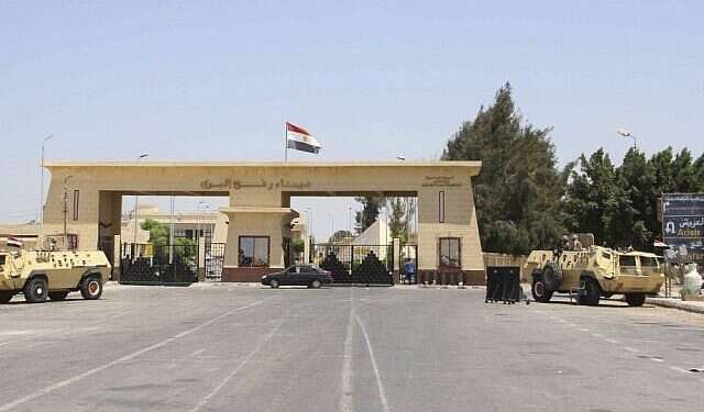 The Rafah border terminal between Egypt and Gaza Egypt temporarily opens Gaza border crossing for first time in 2018