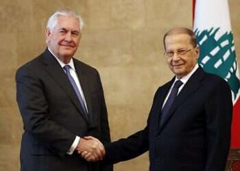 Tillerson: Hezbollah's growing arsenal threatens Lebanon's security