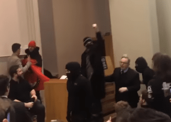 Radical left-wing activists derail free speech event in London