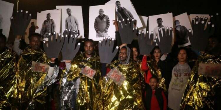 Thousands protest deportation of African migrants as expulsion looms