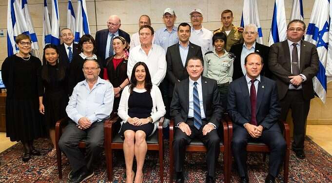 Culture and Sport Minister Miri Regev and Knesset Speaker Yuli Edelstein (front Knesset speaker, culture minister lock horns over main Independence Day event