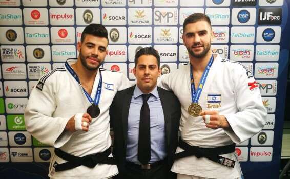 Bronze medalist Li Kochman and gold medalist Peter Paltchik Israeli judokas win gold, bronze medals at Tbilisi Grand Prix