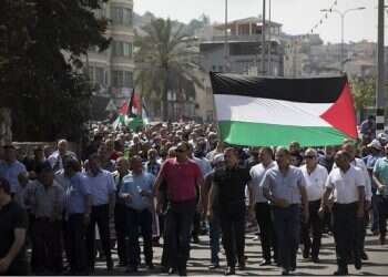 2,000 protesters march in solidarity with Gaza in Israeli Arab city
