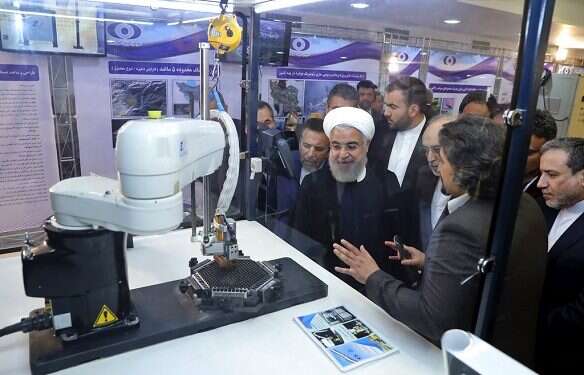 Iranian president lashes out at US as Tehran marks Nuclear Day