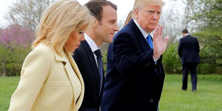 France's Macron visits Trump in bid to salvage Iran nuclear deal