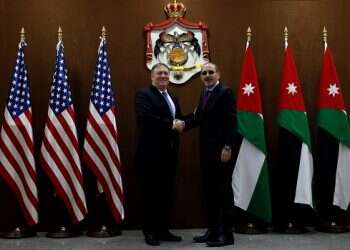 In Jordan, Pompeo backs Israel's right to defend itself