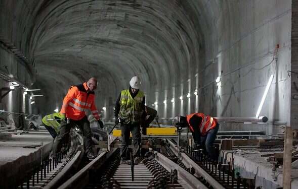 Work on the train line to Jerusalem IMF report confirms strong economic growth for Israel