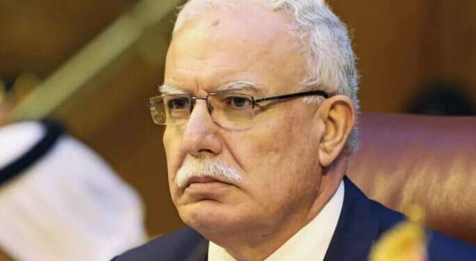 Palestinian Foreign Minister Riad Malki Palestinian FM suggests Arabs recall ambassadors in Washington