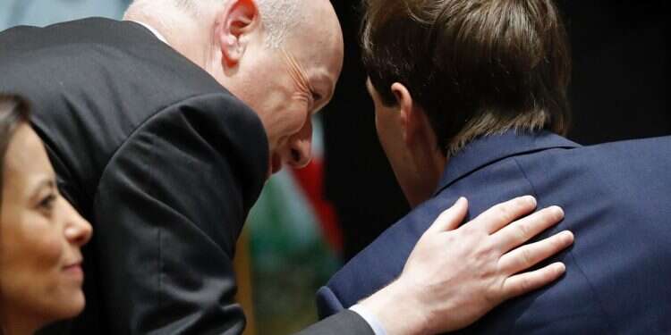 U.S. Middle East peace negotiator Jason Greenblatt with Trump's adviser Jared Kushner in Jerusalem last May US officials: Long-awaited peace plan to be unveiled next month