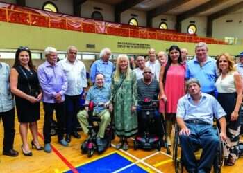 Adelsons donate 100 mobility scooters to disabled ‎IDF veterans ‎