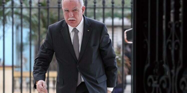 Palestinian Authority Foreign Minister Riad al-Malki Palestinian call to try Israel at ICC has 'no legal validity'