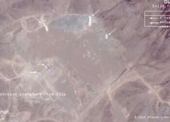 Report: Satellite images reveal secret Iranian missile development site