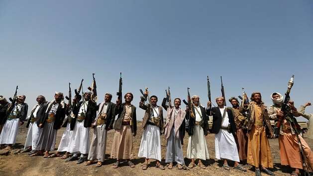 Tribesmen loyal to the Houthi rebels near Sanaa Iran willing to push for cease-fire in Yemen in talks with European powers