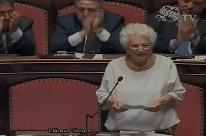 Liliana Segre addressed Italy's Senate on Tuesday Holocaust survivor warns Italian senate against anti-immigrant sentiments