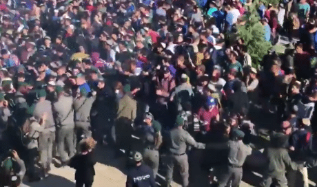 Settlers and police clash at Netiv Ha'avot Clashes erupt as state evicts settlers from Judea outpost