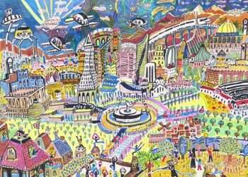 Residents' hopes for Jerusalem to be recreated on 701 yoga mats