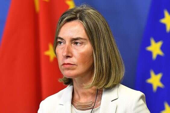 EU foreign policy chief Federica Mogherini EU expresses concern over Israel's new nation-state law