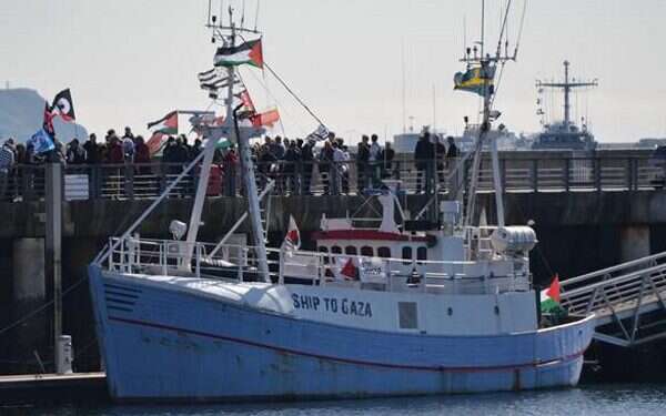 The lead vessel of the flotilla Norway demands Israel explain seizure of Gaza-bound boat