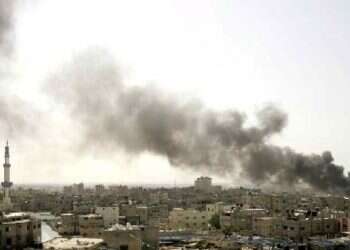 IAF strikes Hamas position in response to Gaza rocket ‎fir‎e