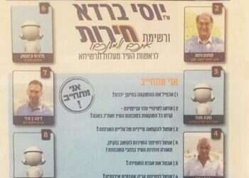 Women's faces disappear from campaign ads in Maalot, Safed