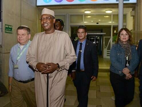 Chadian President Idriss Deby visits Soroka Medical Center in Beersheba Visiting Chadian president announces country to renew diplomatic ties with Israel