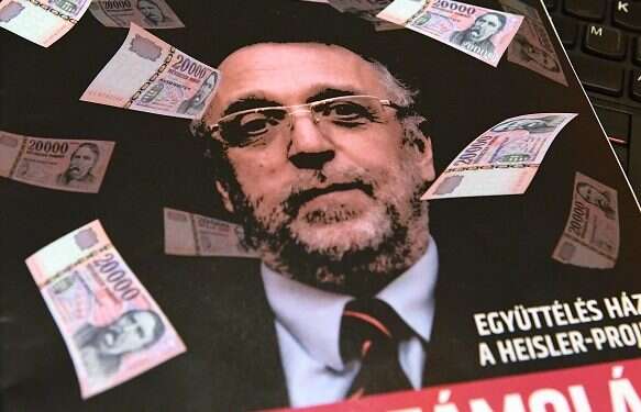 Hungarian magazine cover draws accusations of anti-Semitism