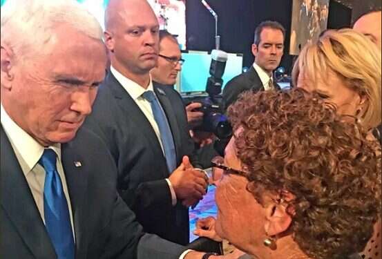 Bereaved Israeli mother welcomes Pence's 'words of hope' at pro-Israel conference