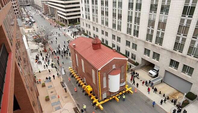 Washington's first and oldest synagogue Historic Washington DC synagogue moves down the block