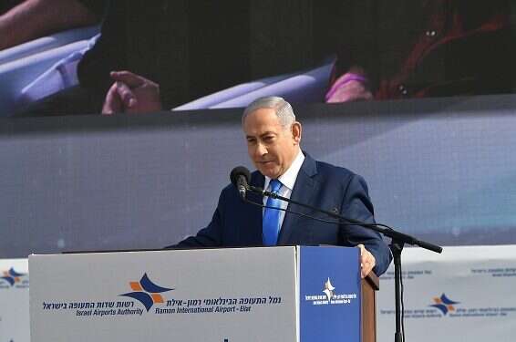 'We are acting against Iran,' PM says at Eilat airport dedication