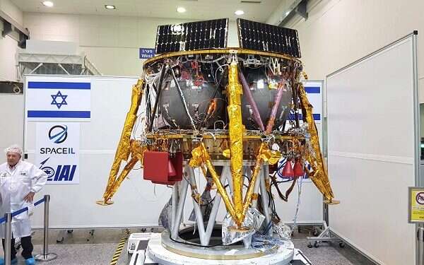 The Beresheet (Genesis) spacecraft Israel hopes to make history with first private moon launch