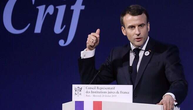 Anti-Zionism is a form of anti-Semitism, French president says