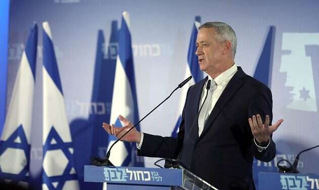 Blue and White party leader Benny Gantz Gantz threatens to sue woman over harassment allegation