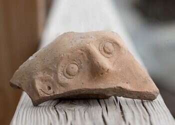 Fragment of Persian-era clay jug unearthed at Jerusalem dig