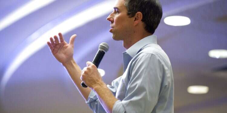 Democratic presidential candidate and former Texas Congressman Beto O'Rourke speaks during a campaign event in Sioux City, Iowa, on Thursday, April 4, 2019 O'Rourke Holocaust words demean victims, Republican Jewish Coalition says