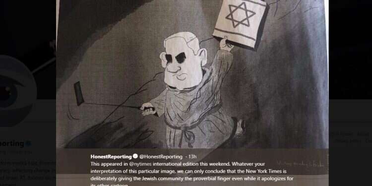 New York Times under fire after publishing a second anti-Semitic cartoon