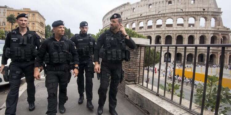 Brass plaque memorializing Holocaust victim defaced in Rome
