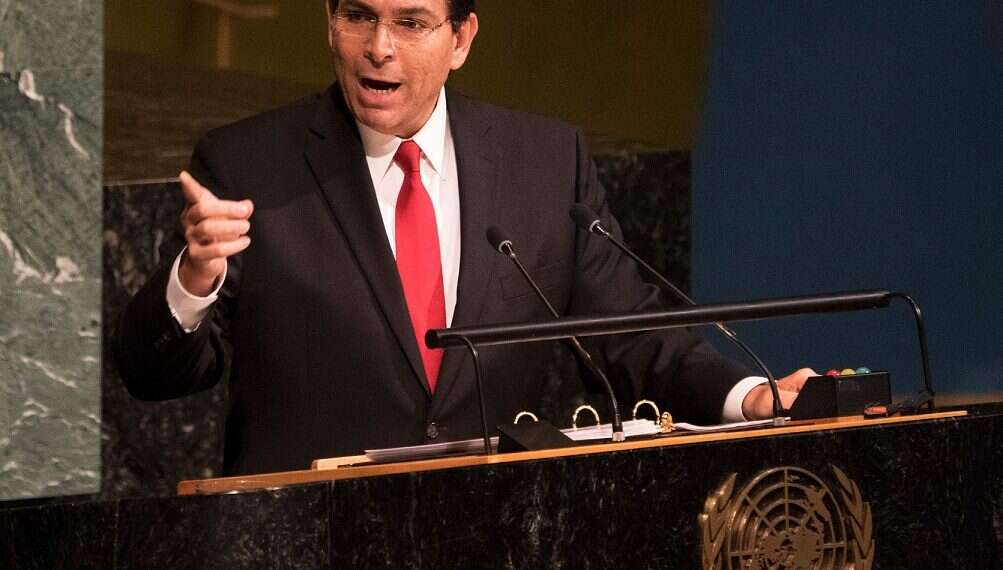 Israel's Ambassador to the United Nations Danny Danon Iran: Israel fabricating evidence against us in the UN