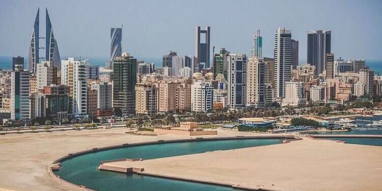 A view of Manama, Bahrain Without Israel and the Palestinians, what progress can be made in Bahrain?