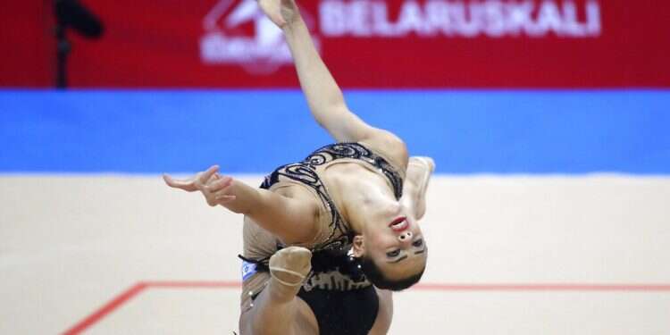 Gymnast Linoy Ashram wins 2 more gold medals in Belarus