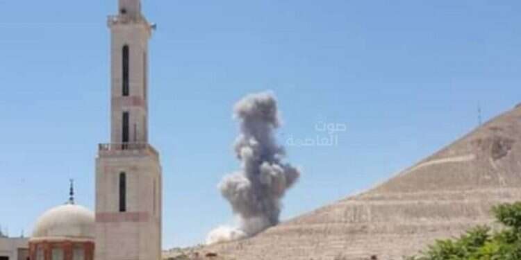 Syrian rebels report mysterious blast at Hezbollah command center near Damascus