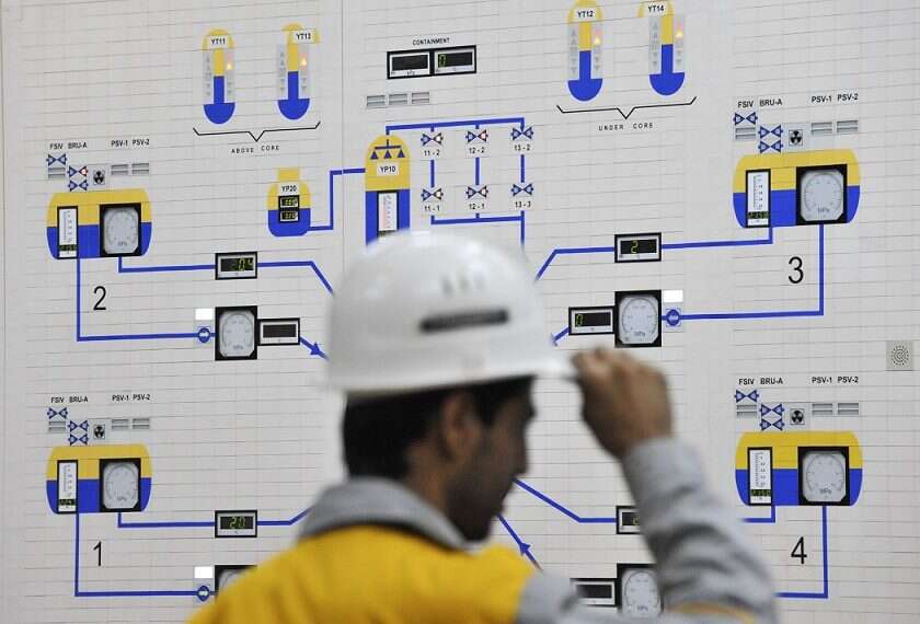 An Iranian operator at the nuclear power plant in Bushehr Top official says Iran ready for higher uranium enrichment