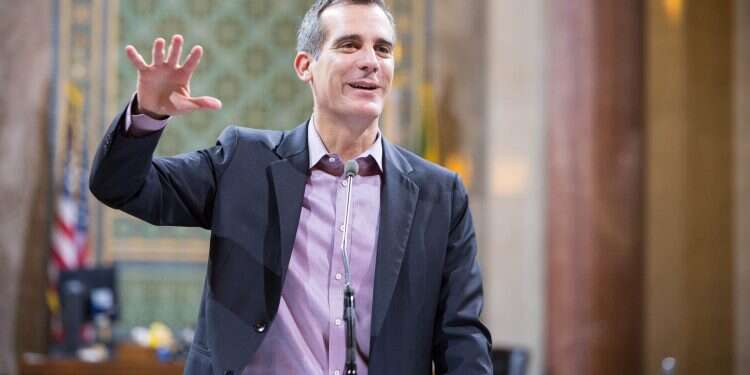 Los Angeles Mayor Eric Garcetti 'All politics is local': US mayors travel to Israel to enhance relations on municipal level