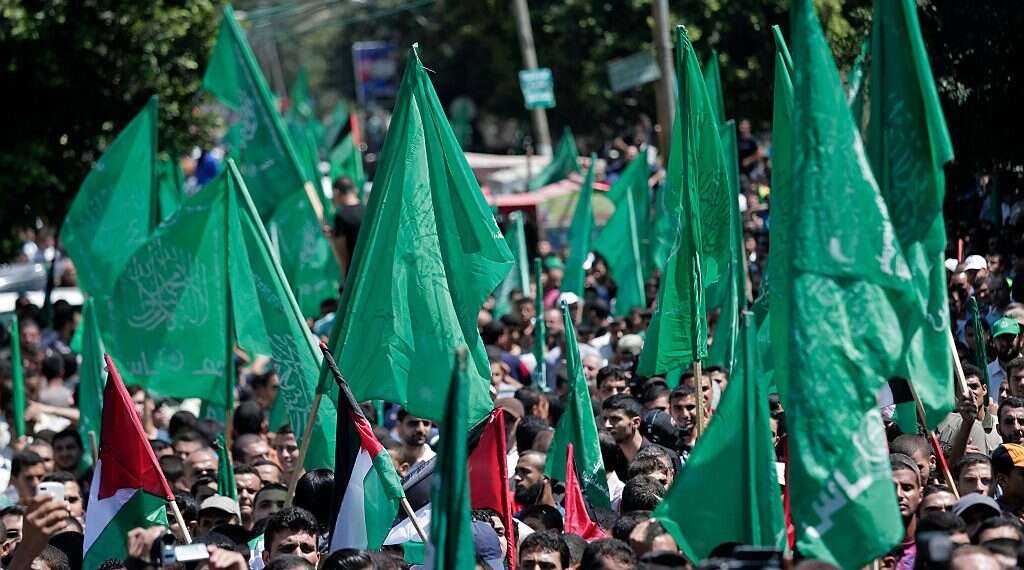 Hamas supporters demonstrate in the Gaza Strip Hamas rejects official's call to 'slaughter Jews'