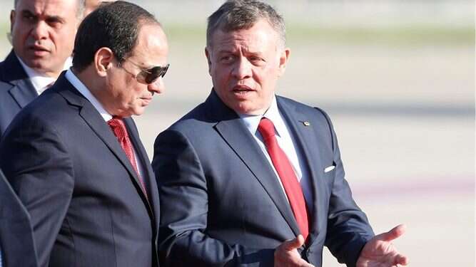 Jordan, Egypt leaders discuss Israeli-Palestinian peace talks