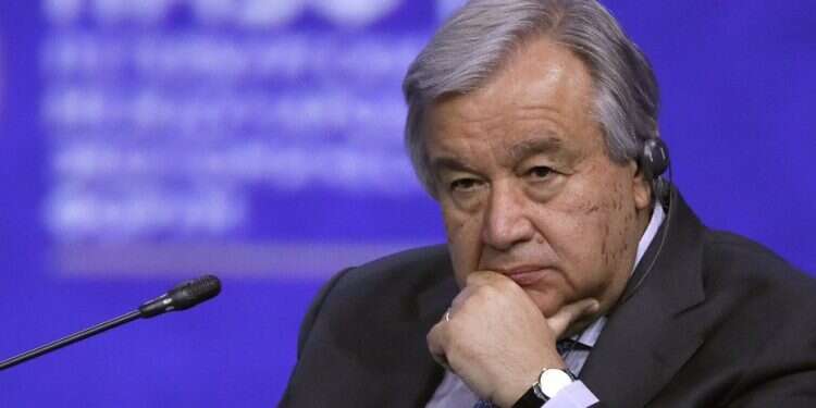 UN Secretary General Antonio Guterres UN to investigate attacks on humanitarian sites in northwest Syria