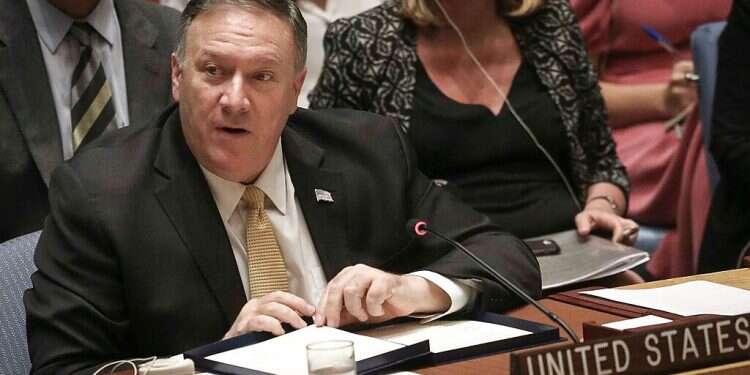 Pompeo warns of 'new turmoil' if UN lifts arms embargo on Iran